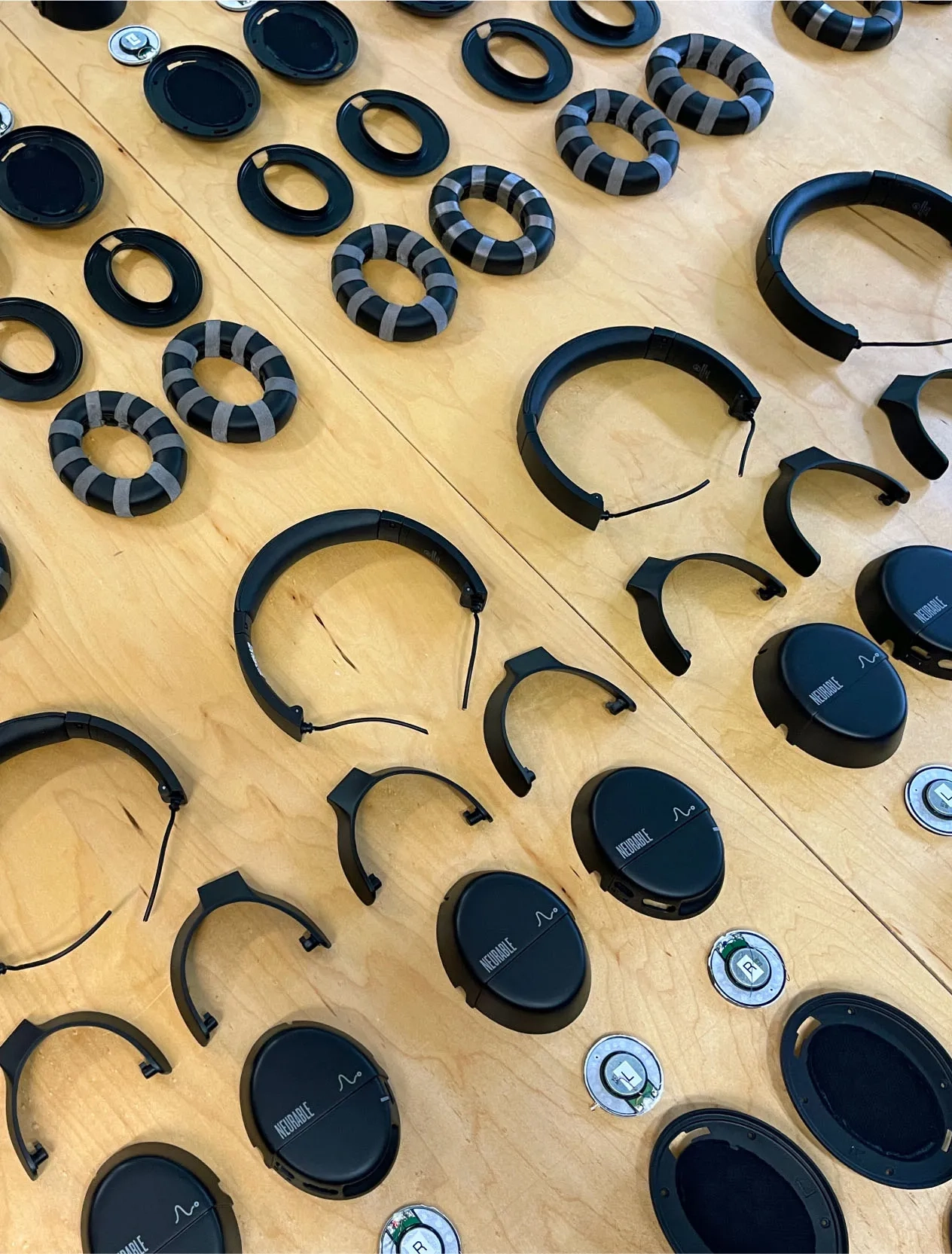 Neurable case study image content headphones components